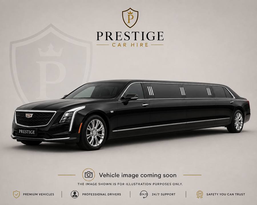 Cadillac limousine available for chauffeur-driven hire in Nairobi